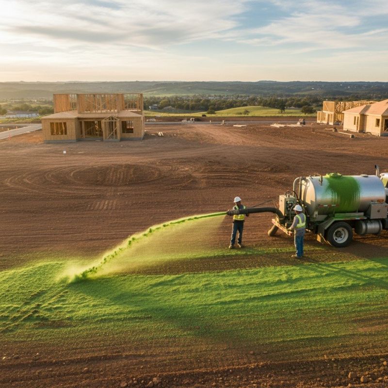Lawn Seeding And Grass Seed Spreading